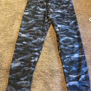 No Boundaries Blue and Black Leggings